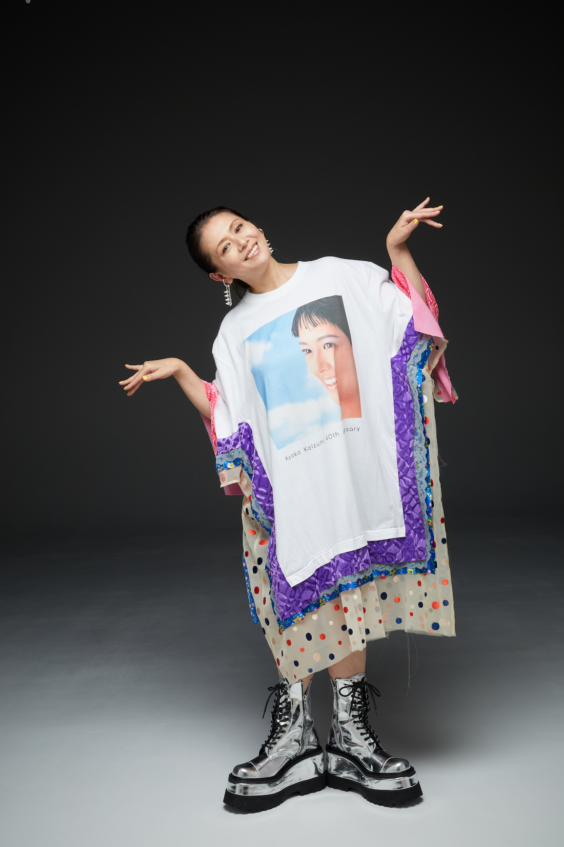 新品  M 小泉今日子 40th Tシャツ IDOLバージョン / キョンキョン