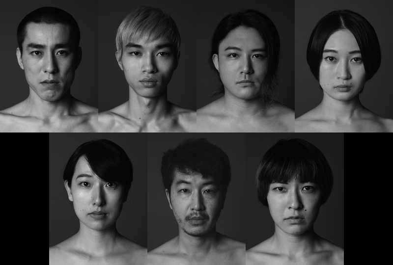 （上段左から）高畑裕太、藤江琢磨、藤本稜太、福永朱梨（下段左から）とみやまあゆみ、芝博文、廣川真菜美