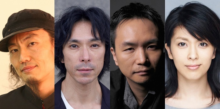 演劇『イヌビト ～犬人～』（左から）近藤良平、首藤康之、長塚圭史、松たか子