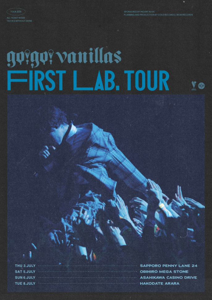 『go!go!vanillas First Lab. TOUR』