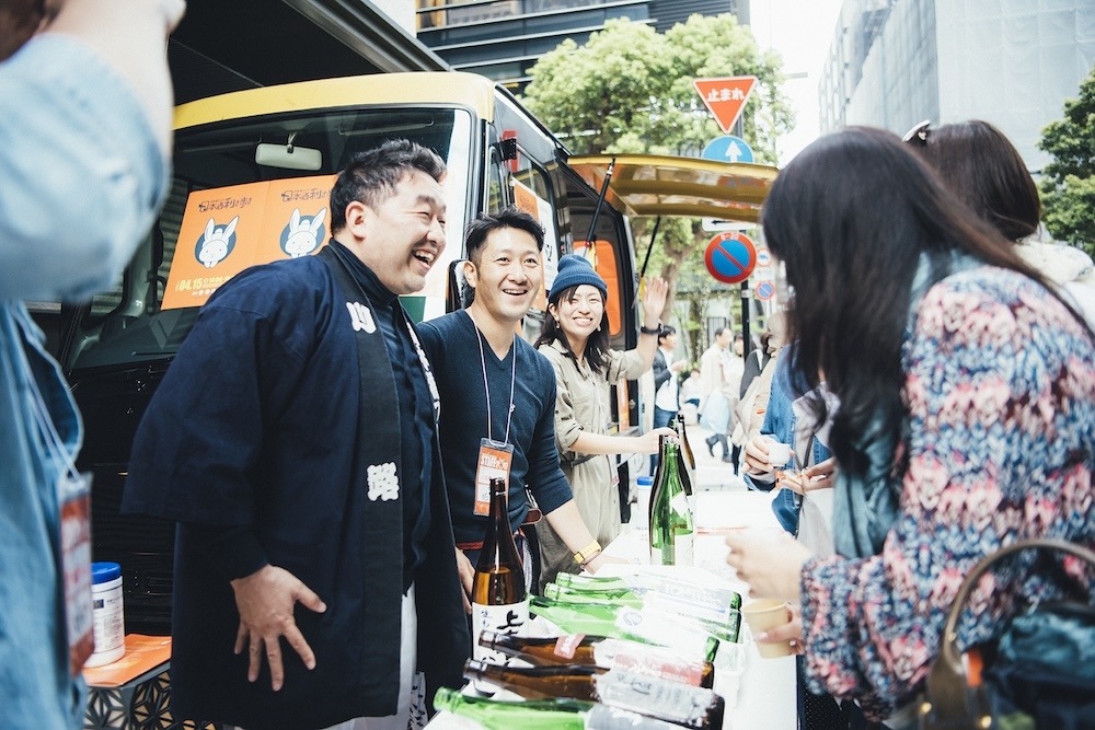 『日本橋エリア 日本酒利き歩き』過去開催時の様子