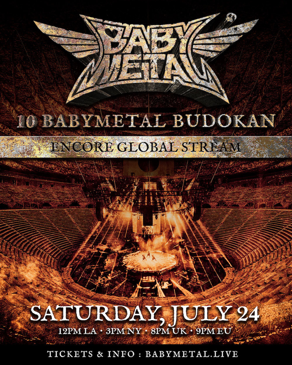 ベビーメタル 10 BABYMETAL BUDOKAN THE ONE COMP-