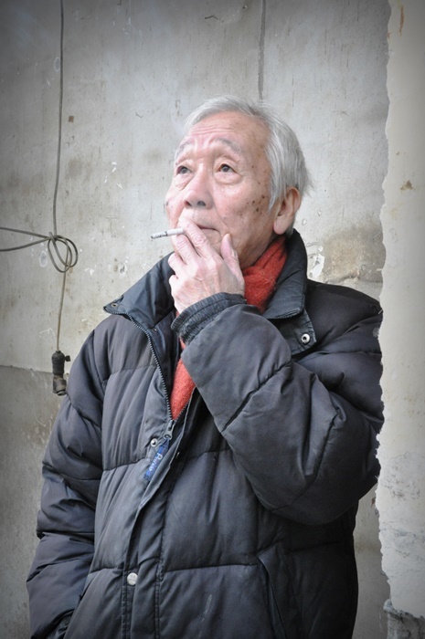 「維新派」主宰の松本雄吉（2013年撮影）。