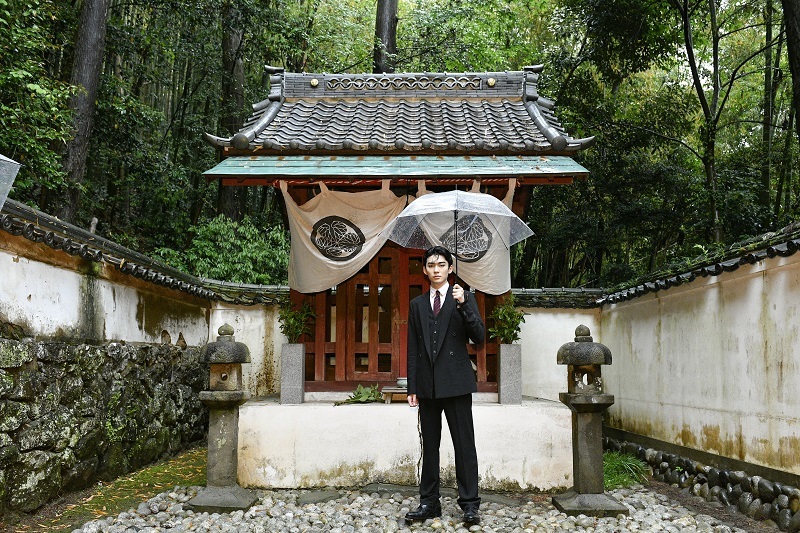 清龍寺にて