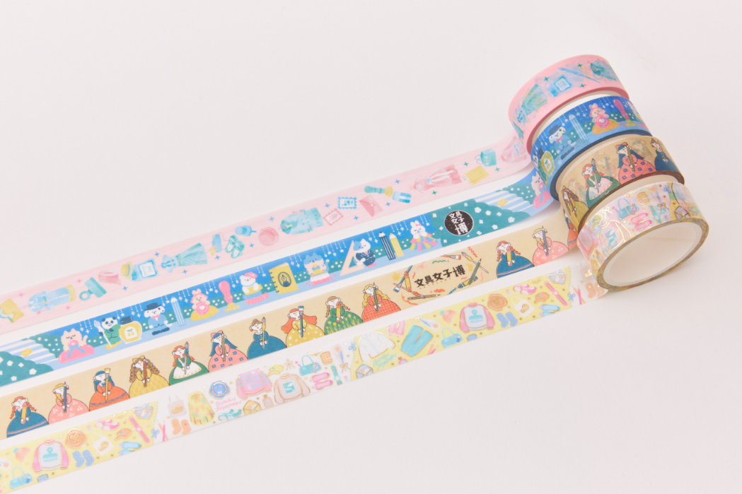 「マスキングテープくじ＆ビュッフェ」1回300円（税込／ブース内会計／現金のみ） デザイン協賛：WORLD CRAFT