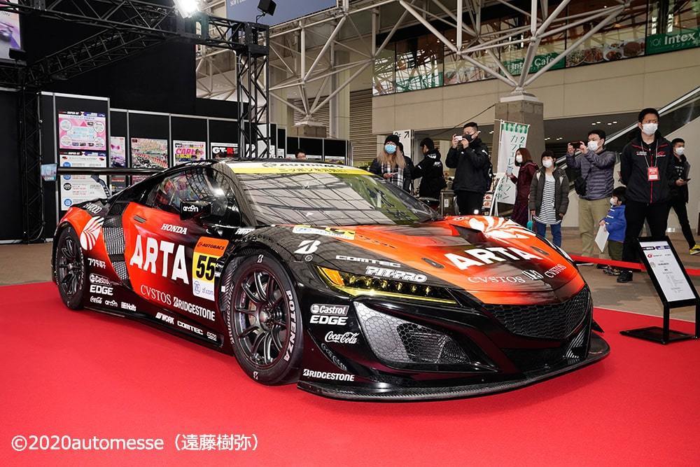 「SUPER GT」をはじめとしたレーシングカーを展示（画像は『大阪オートメッセ2020』のもの）