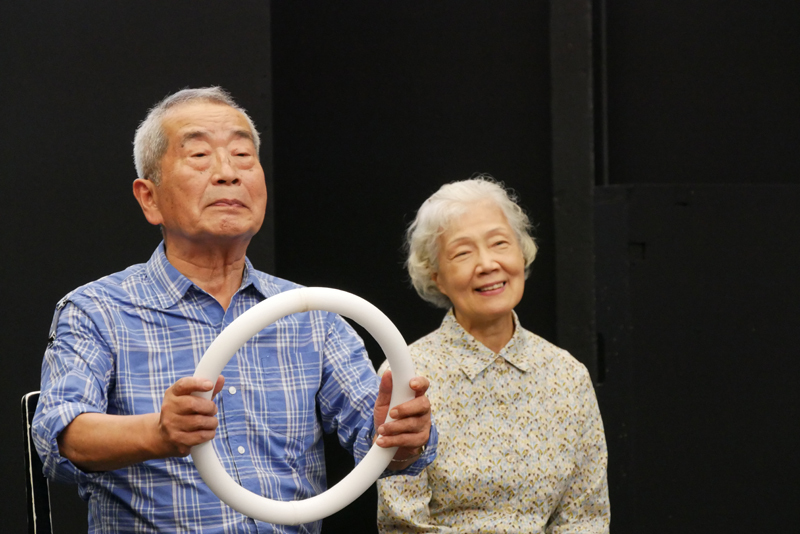 『石を洗う』稽古場より～鵜澤秀行、寺田路恵