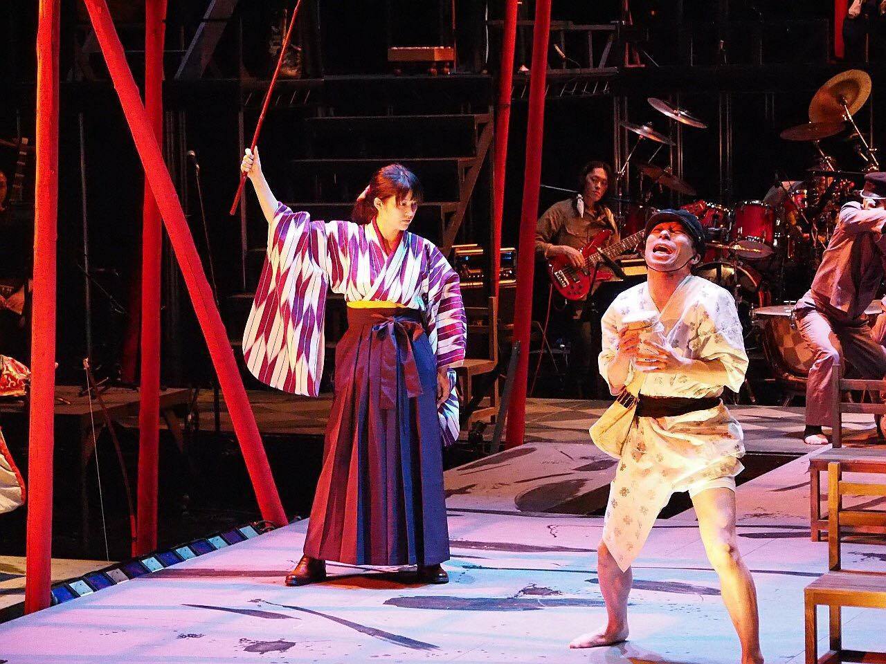 2015年の万有引力『身毒丸』ゲネプロより 写真提供：演劇実験室◉万有引力