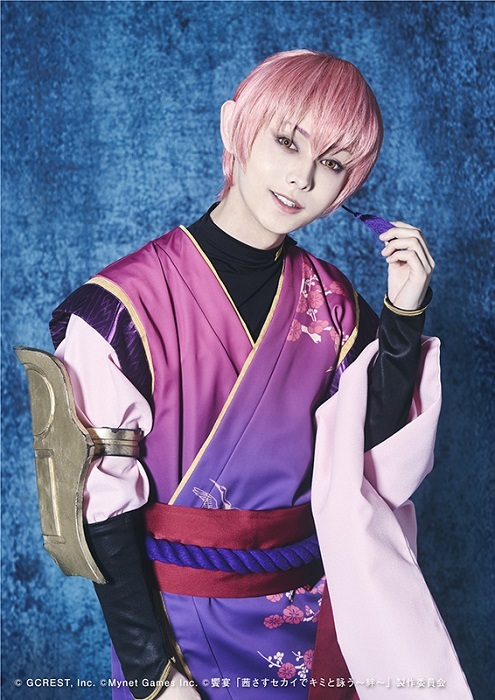 森蘭丸：四季涼雅 (C) GCREST, Inc.  (C)Mynet Games Inc. (C)饗宴「茜さすセカイでキミと詠う～絆～」製作委員会