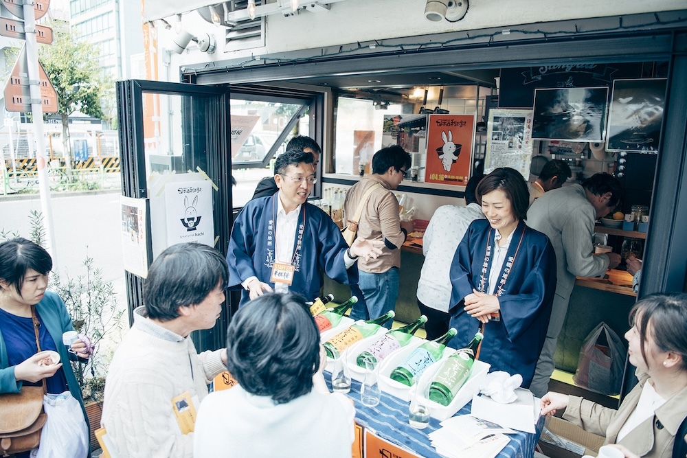 『日本橋エリア 日本酒利き歩き』過去開催時の様子