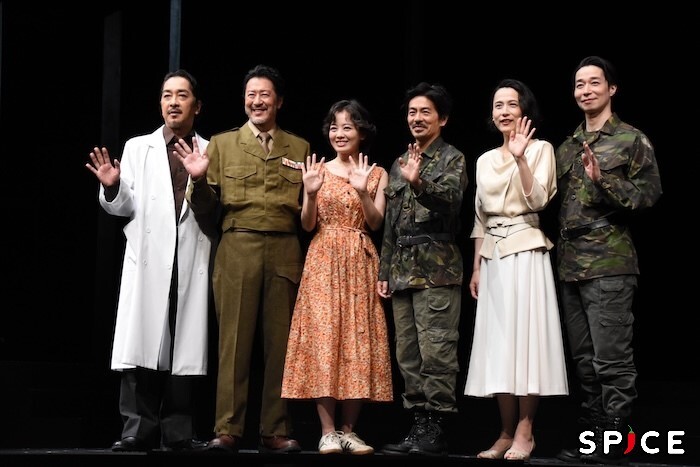 （左から）栗原英雄、冨家ノリマサ、伊原六花、森田剛、伊勢佳世、浜田信也