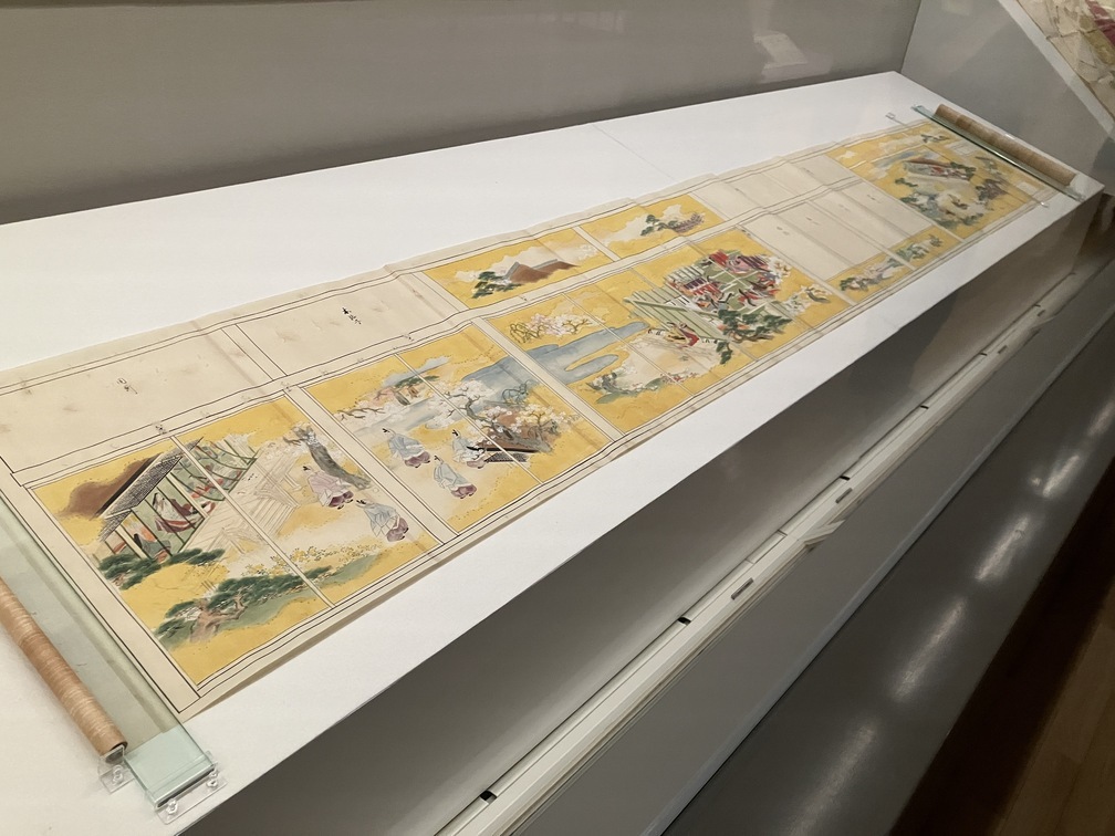 《江戸城本丸等障壁画下絵 西丸大奥御対面所》 狩野〈晴川院〉養信筆　1巻　江戸時代 19世紀　東京国立博物館蔵　※前期展示：7/19～ 8/17