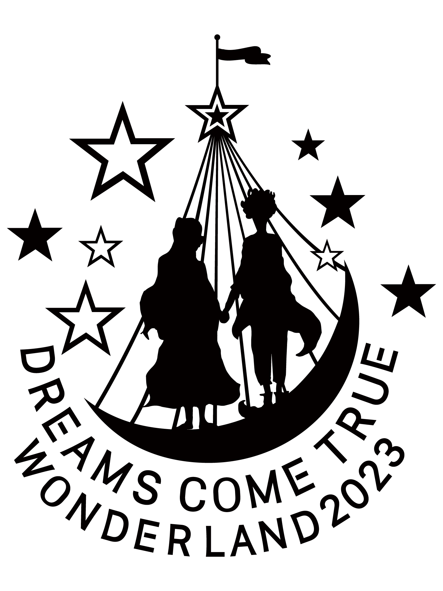 『史上最強の移動遊園地 DREAMS COME TRUE WONDERLAND 2023』ロゴ