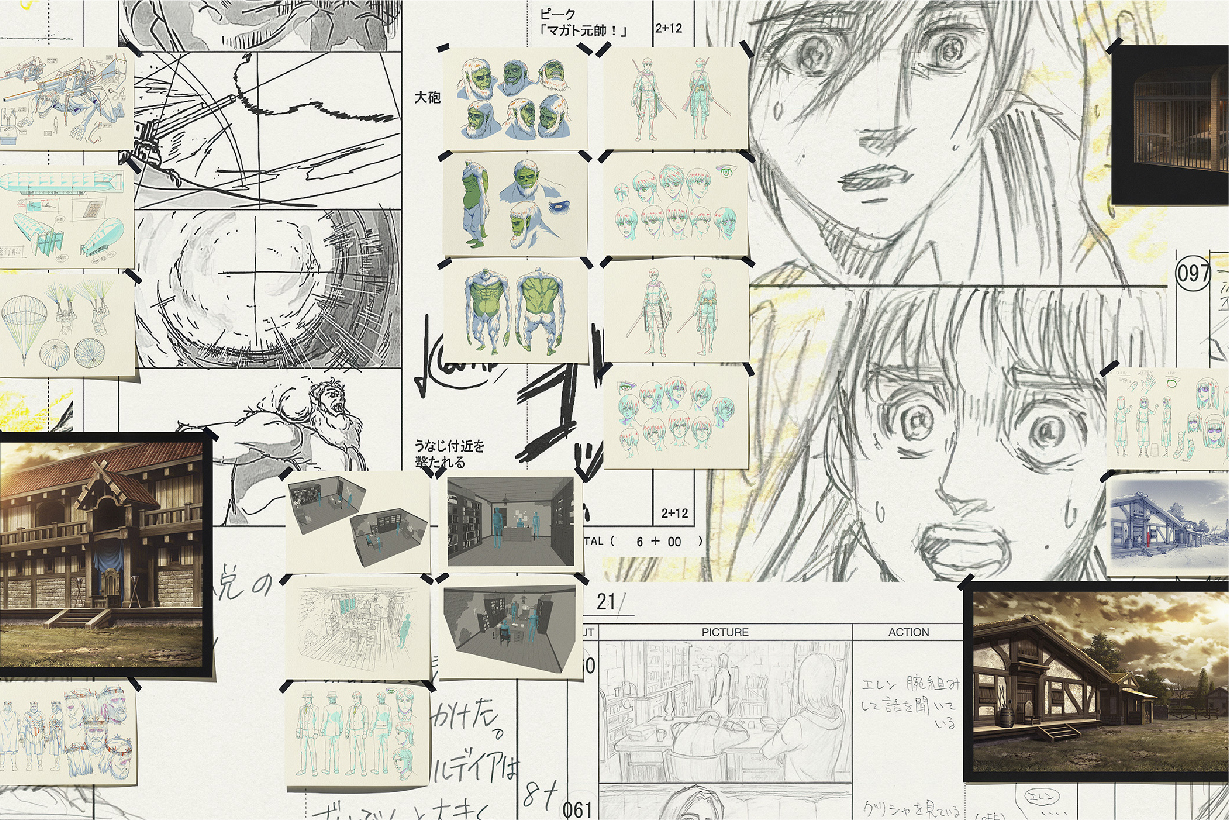 ウォールアート　大阪 （C）諫山創・講談社／「進撃の巨人」The Final Season製作委員会