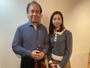 東京フィルハーモニー交響楽団のコンサートマスター三浦章宏が、愛娘の三浦舞夏と全国５会場でリサイタル「ヴァイオリニストとして更なる高みを目指す」