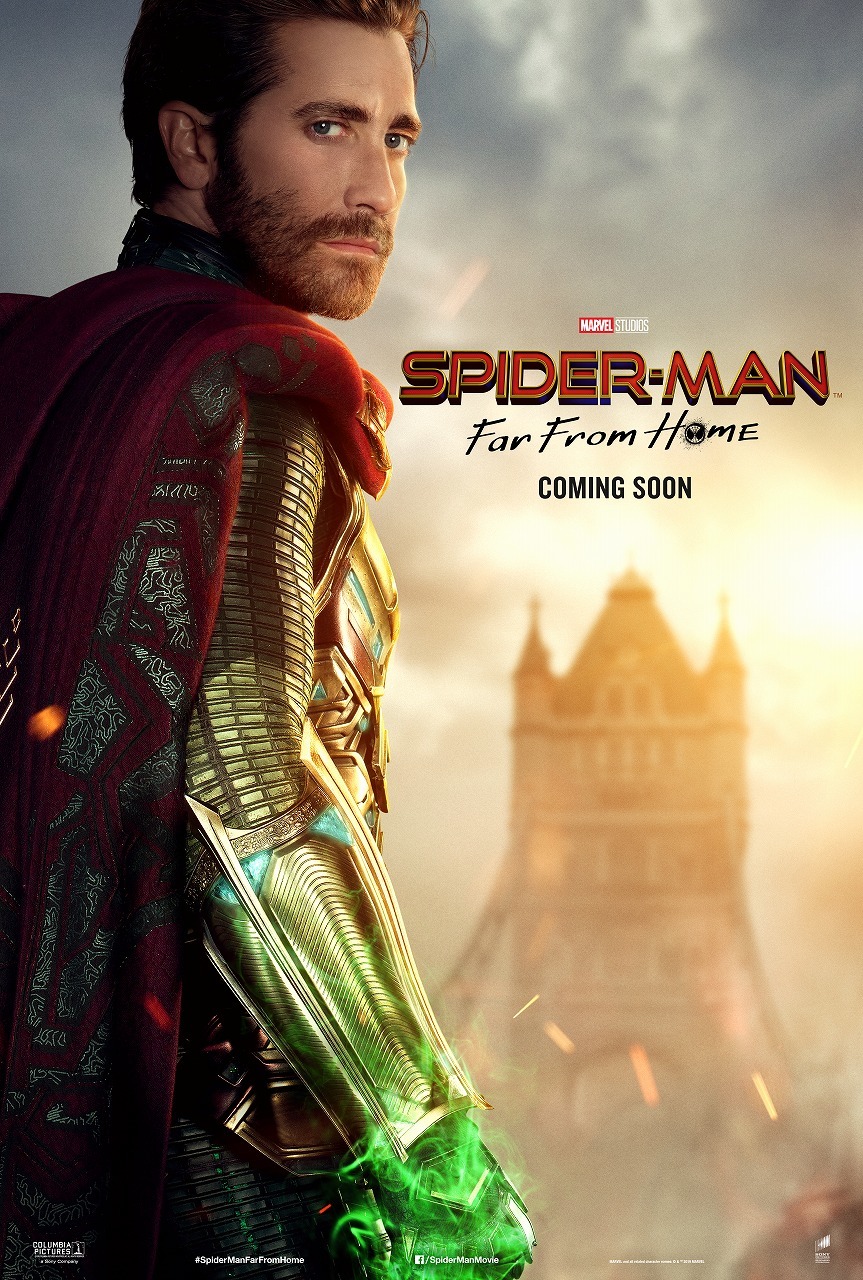 スパイダーマン ファー フロム ホーム ピーター パーカー ミステリオら4種のキャラポスタービジュアルを公開 Spice 6月28日 金 公開の映画 スパイダーマン ｄメニューニュース Nttドコモ