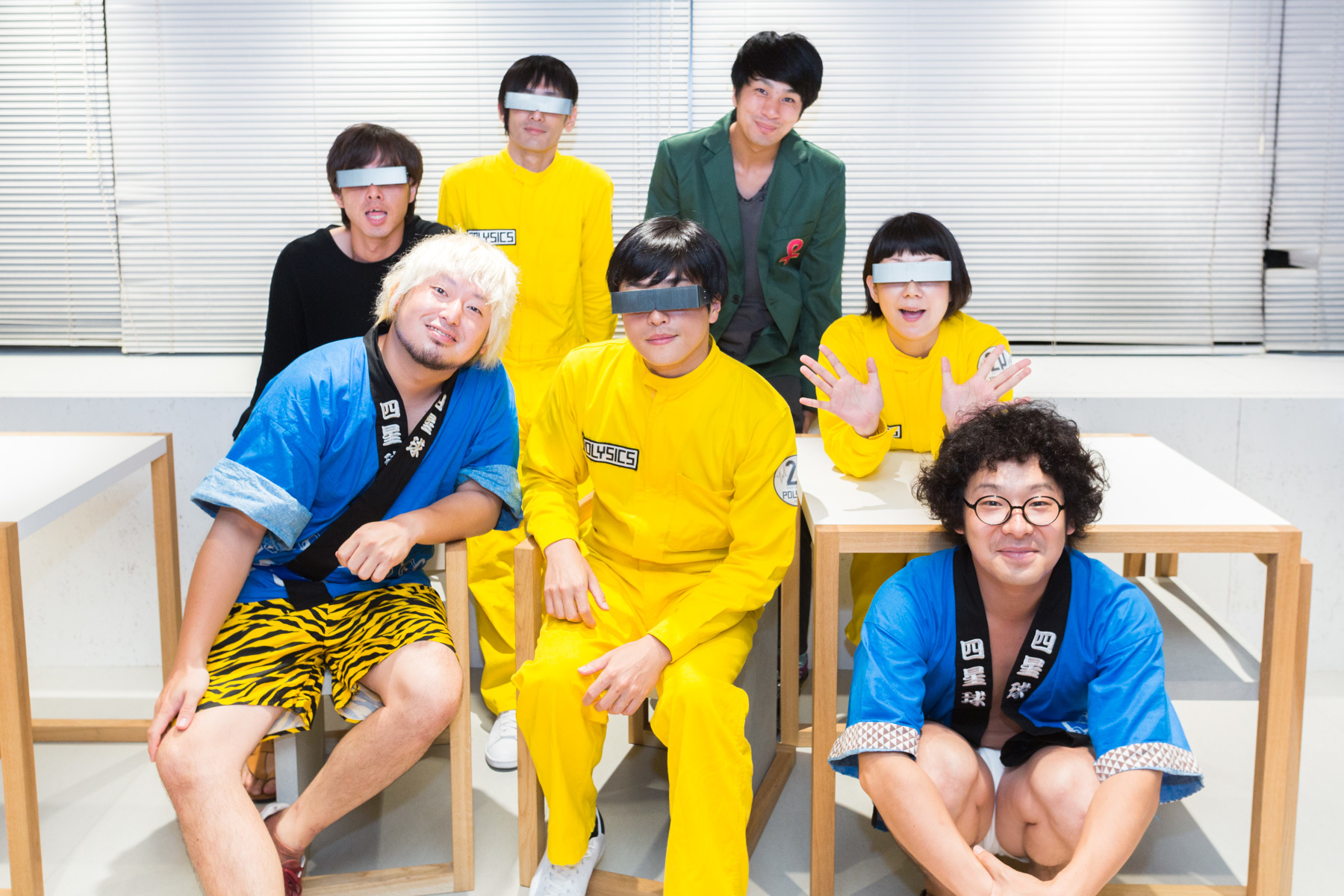 POLYSICS×四星球 撮影＝ 大久保啓二