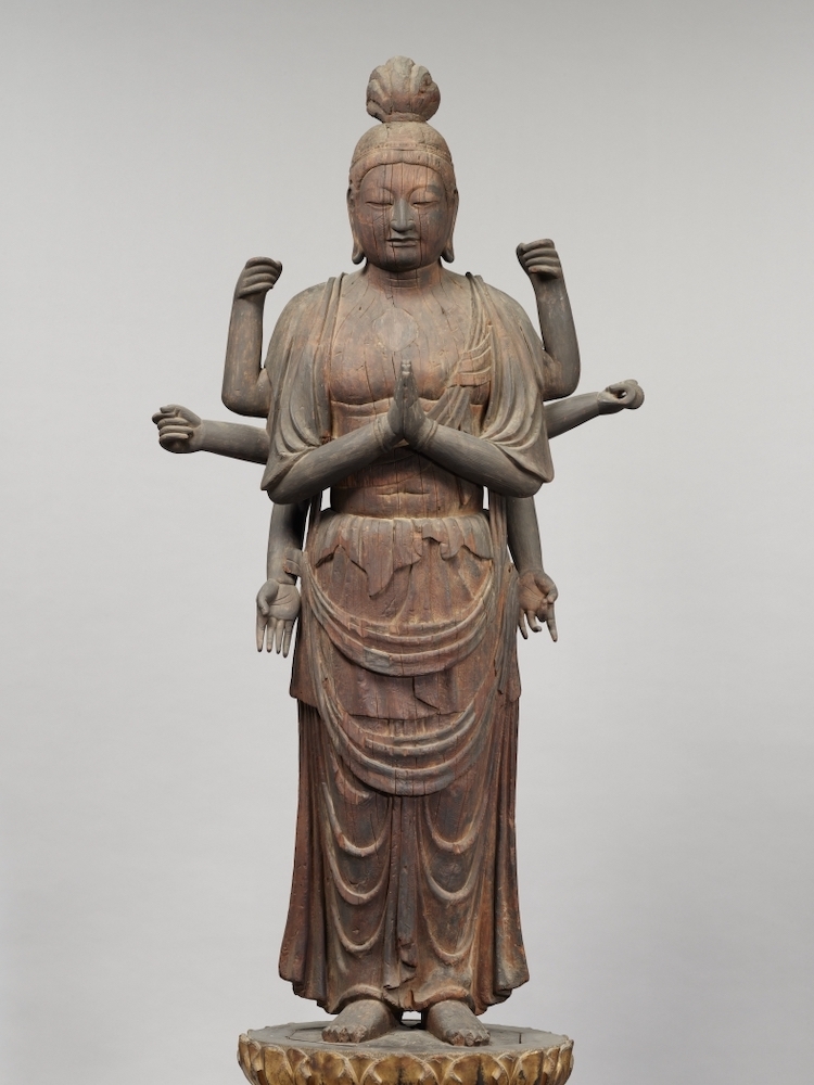 重要文化財 不空羂索観音菩薩立像 奈良時代・8世紀