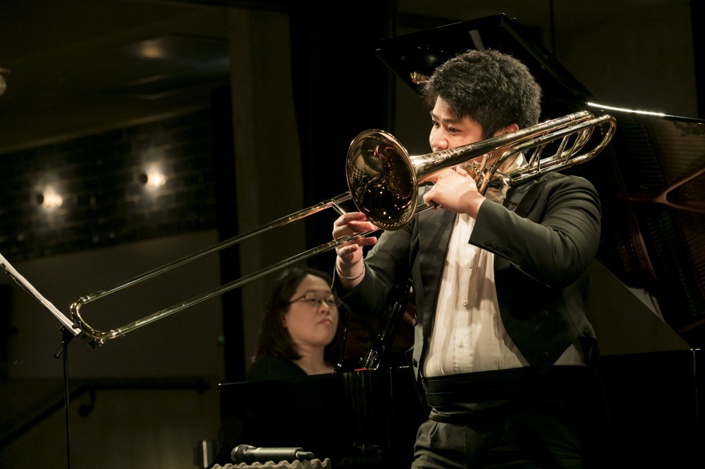 藤原功次郎（トロンボーン）＆原田恭子（ピアノ）