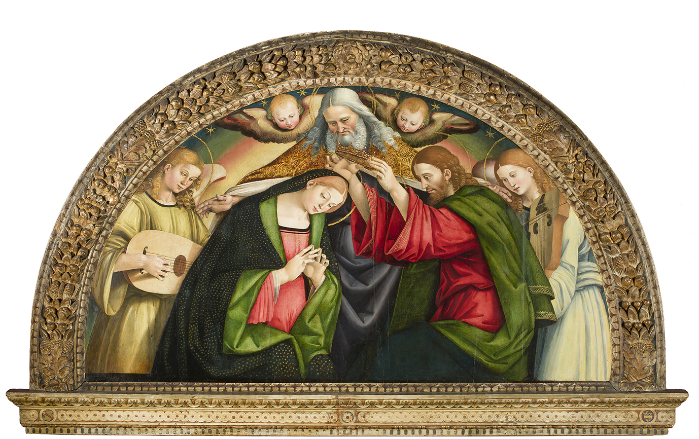 ルカ・シニョレッリ「聖母戴冠」1508年、油彩、テンペラ／板　サンディエゴ美術館 (c)The San Diego Museum of Art