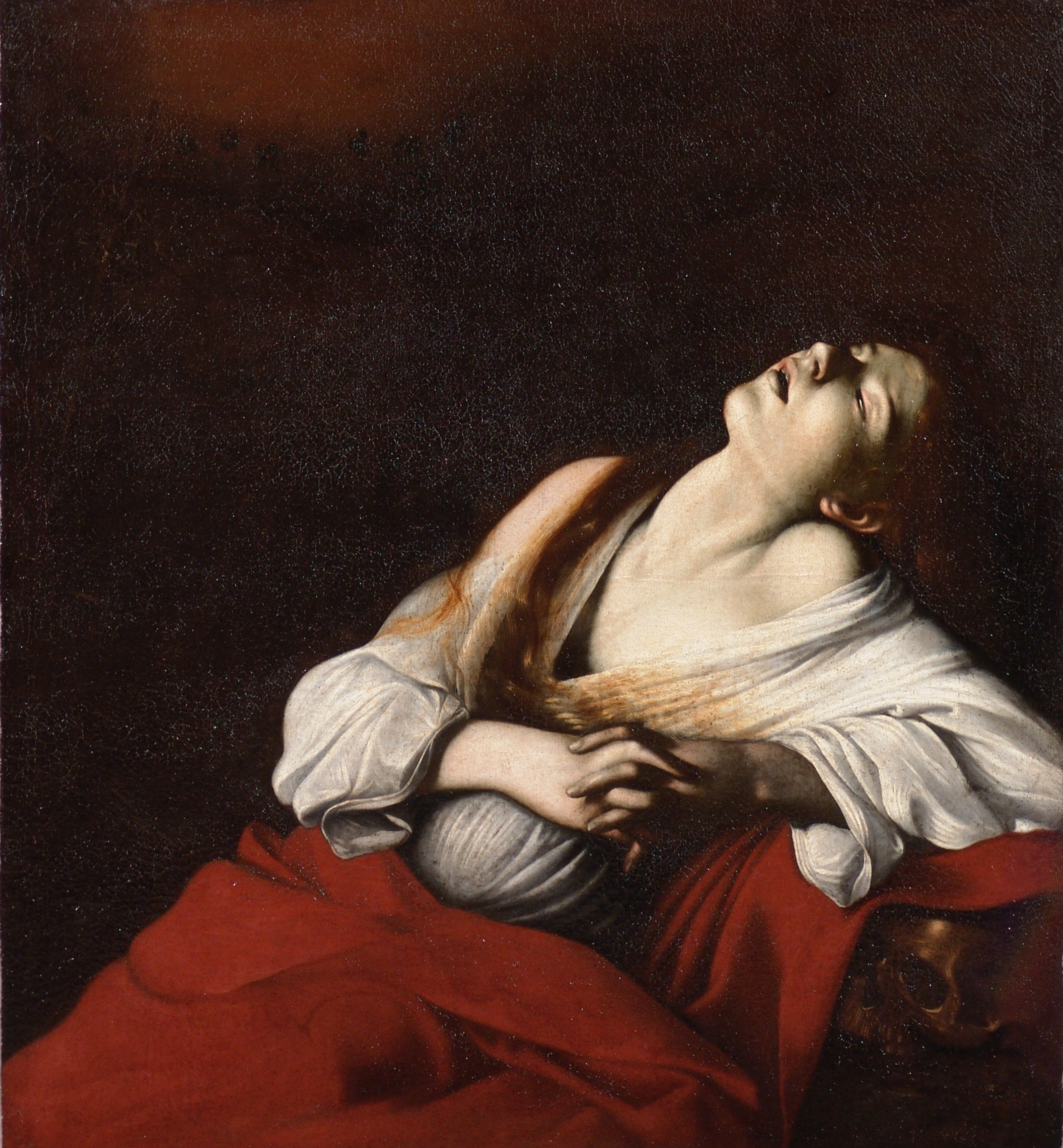 カラヴァッジョ《法悦のマグダラのマリア》1606年 個人蔵