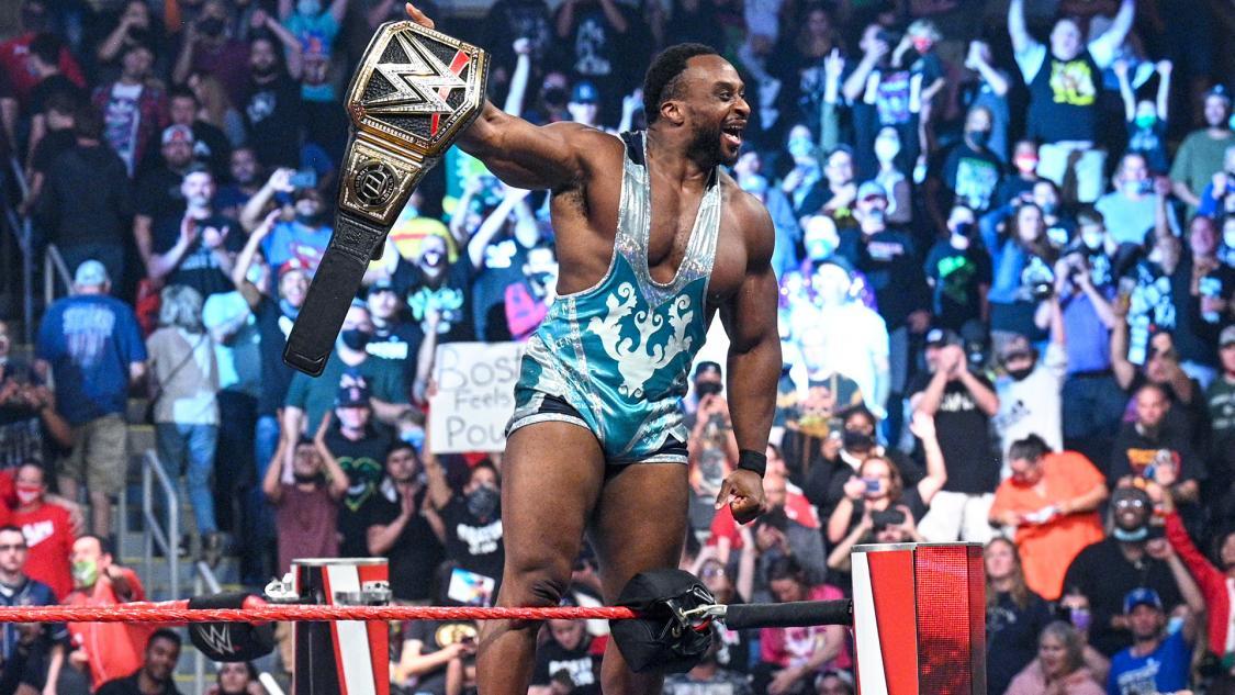 新WWE王者となったビッグE ©2021 WWE, Inc. All Rights Reserved
