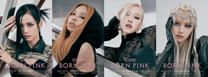 BLACKPINK、2ndアルバム『BORN PINK』の日本発売日が決定　コンセプトポスター4種も公開に