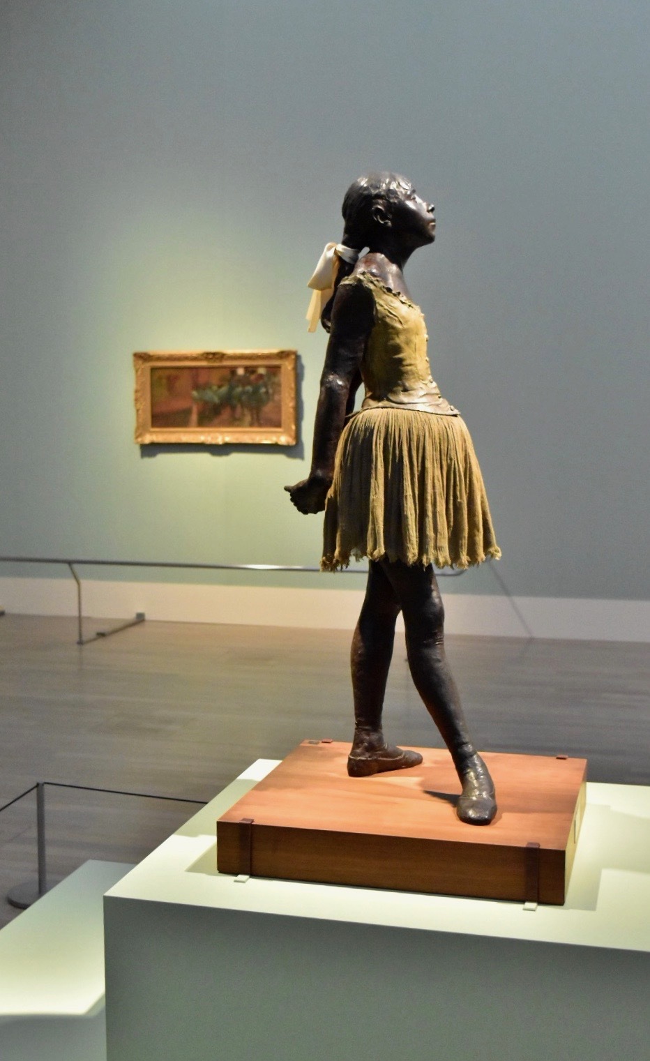 エドガー・ドガ　《14歳の小さな踊り子》1880-81年（ワックスによる原作）/1932-36年（ブロンズによる鋳造）