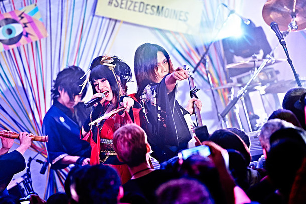 「SXSW Showcase by Live Nation」での和楽器バンド。（Photo by：KEIKO TANABE / TAMARUYA）