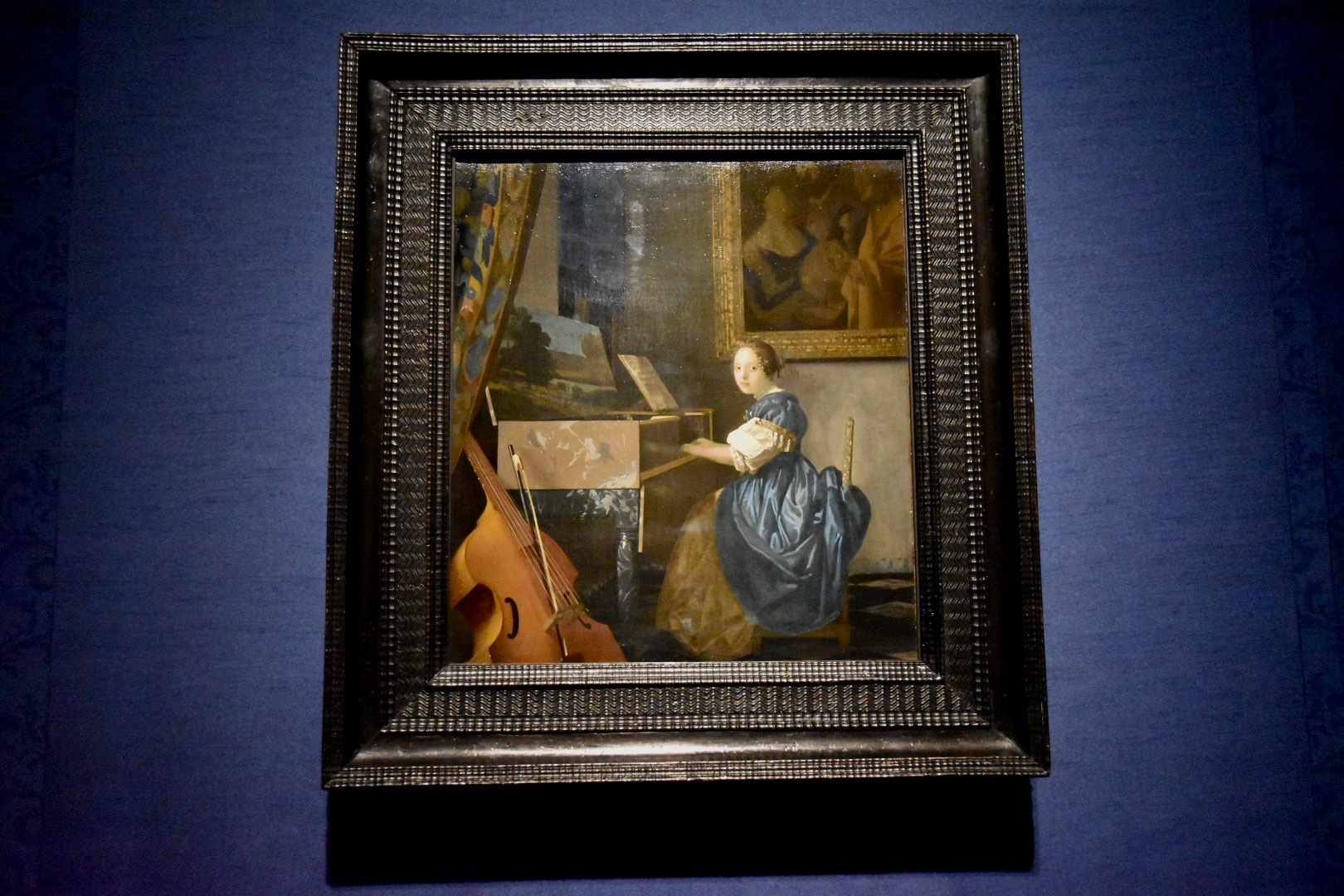 ヨハネス・フェルメール《ヴァージナルの前に座る若い女性》1670-72年頃