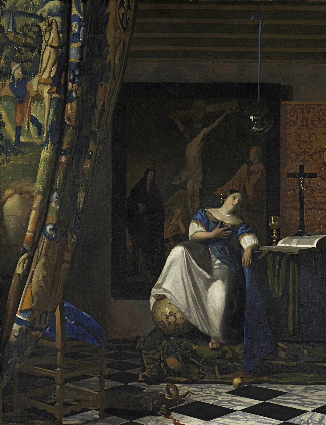 ヨハネス・フェルメール「信仰の寓意」　1670-72年頃 The Friedsam Collection, Bequest of Michael Friedsam, 1931/ 32.100.18