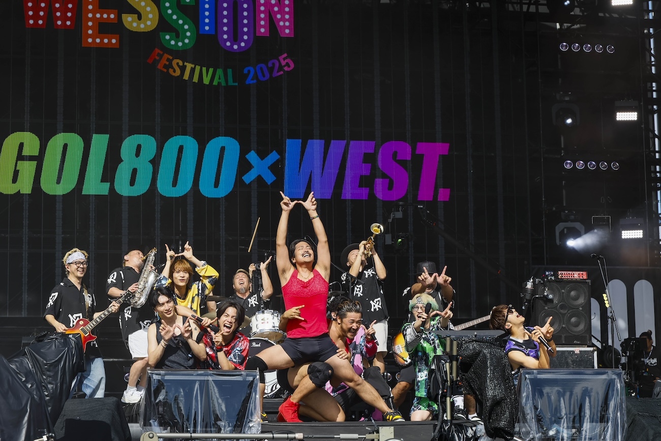 MONGOL800、WEST.　撮影＝髙橋定敬