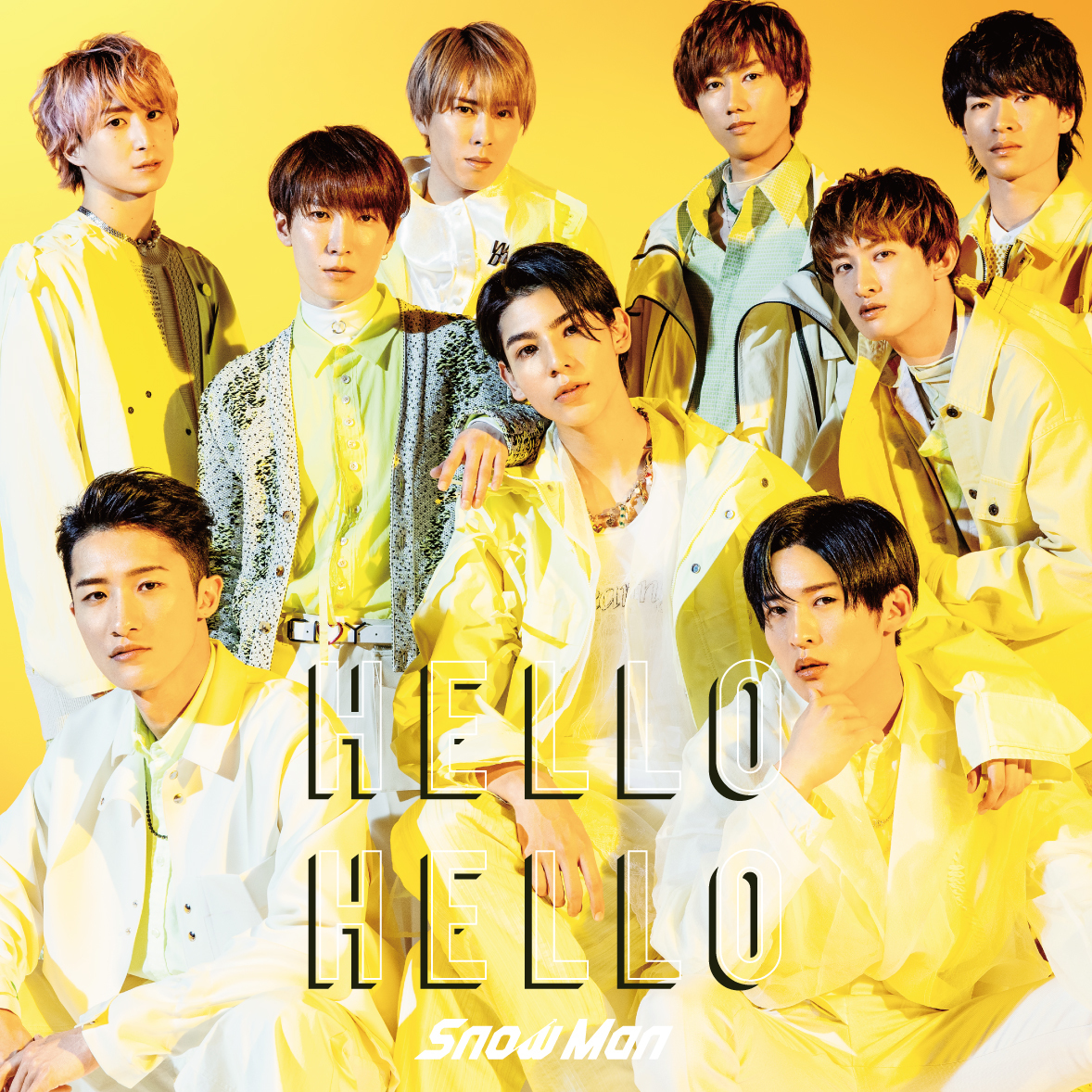 Snow Man 4thシングル Hello Hello ジャケット写真を公開 曲調に合わせビタミンカラーの衣装に Spice エンタメ特化型情報メディア スパイス