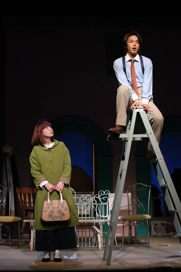 『クラッシャー女中』左：根本宗子、右：中村倫也 撮影：宮川舞子