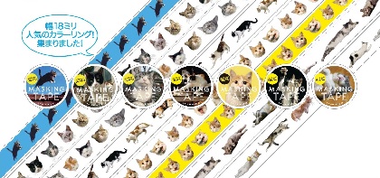 岩合光昭 ねこ展 オリジナルマスキングテープ 岩合光昭 ねこ展 オリジナルマスキングテープ 岩合光昭 ねこ展