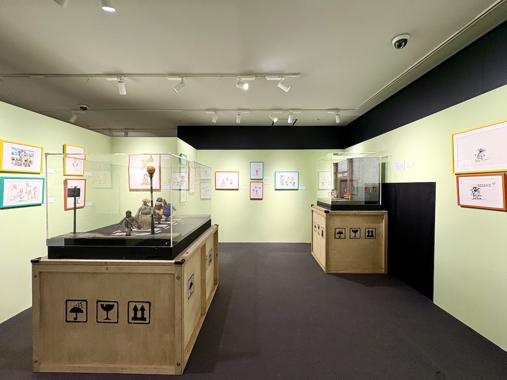 『ひつじのショーン展 with ウォレスとグルミット』展示風景