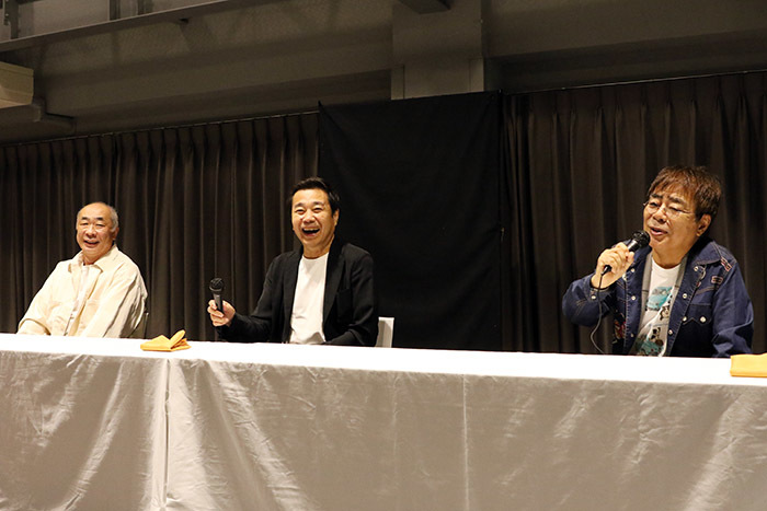 （左から）野添義弘、三宅裕司、小倉久寛