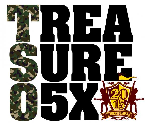 「TREASURE05X 2015 -rising force ! -」ロゴ