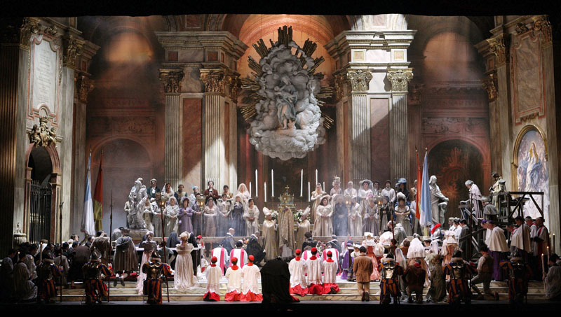 フランコ・ゼッフィレッリ版『トスカ』 （Photo： C. M. Falsini／Teatro dell'Opera di Roma）