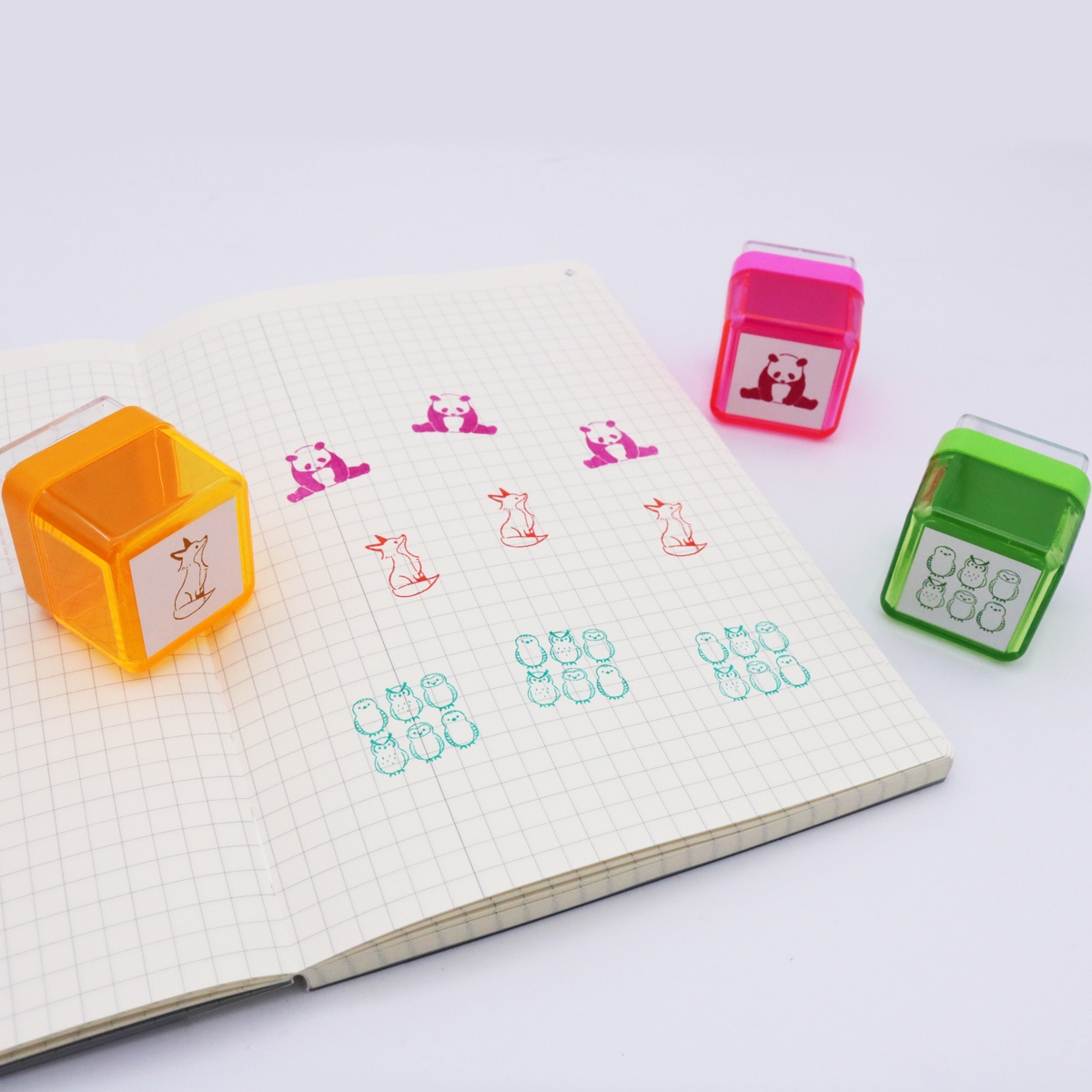 ダイゴー株式会社「オリジナルスタンプ文具女子博限定」各770円（税込）