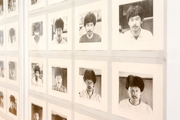 《365日の自画像 1981.7.24-1982.7.23》（部分） 1981-1990年