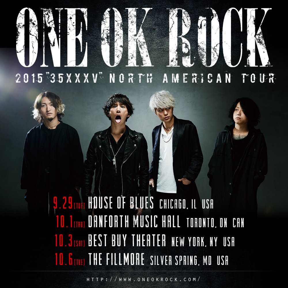 ONE OK ROCK、北米で『35xxxv Deluxe Edition』リリース！ツアーも ...