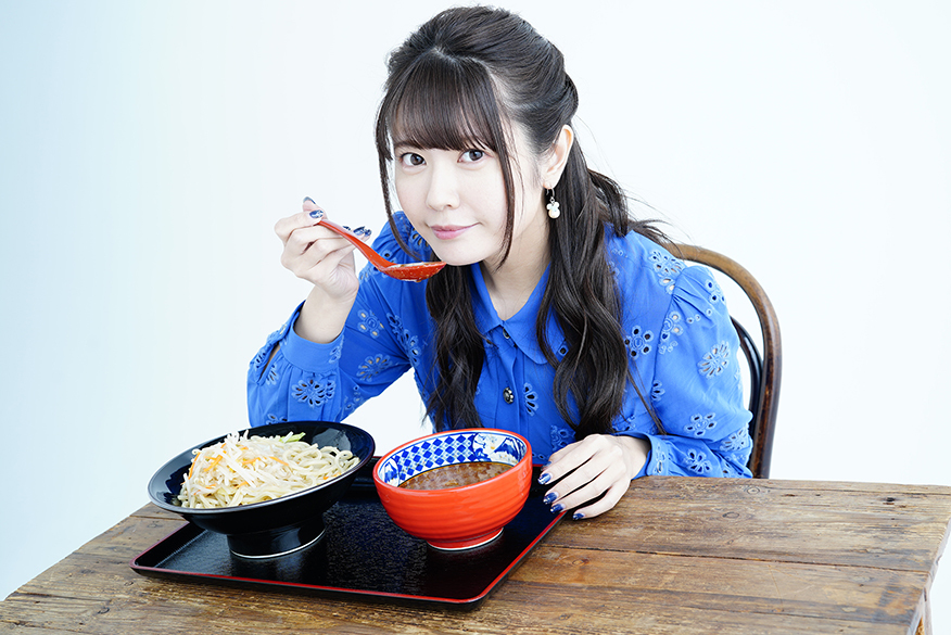 竹達彩奈×三田製麺所コラボビジュアル2