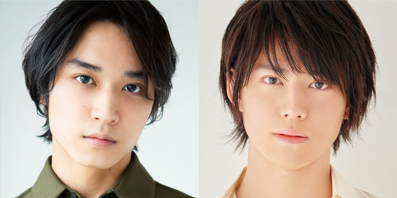 （左から）私役：松岡広大、彼役：山崎大輝