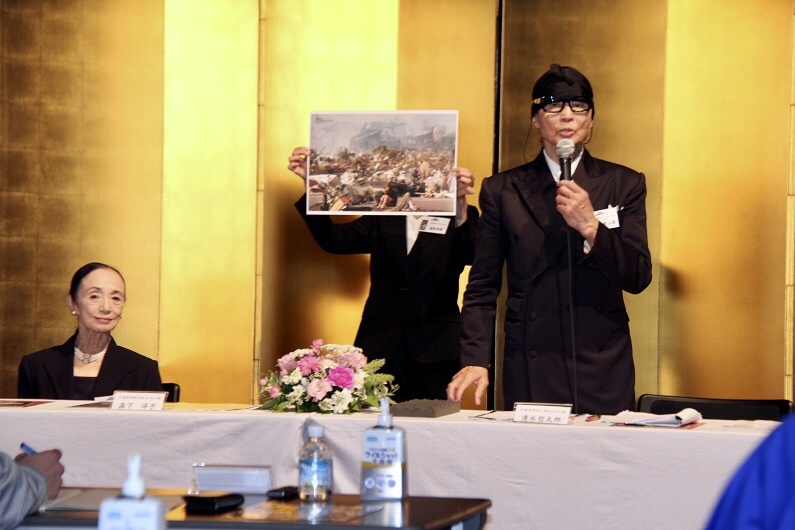 松山バレエ団『くるみ割り人形』記者発表会（21.9. フェスティバルホール）