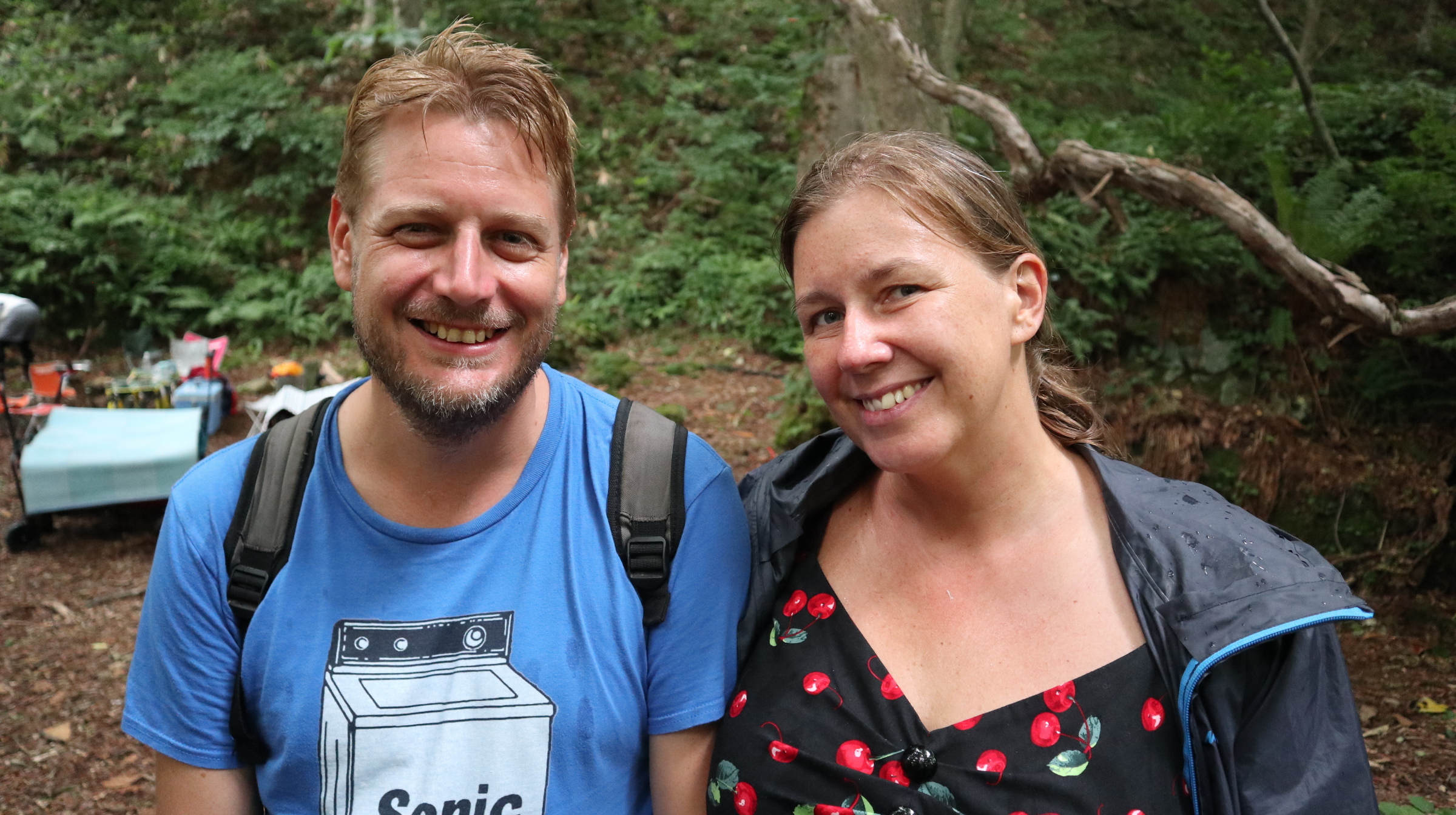 Sanna from Finland and Rob from UK