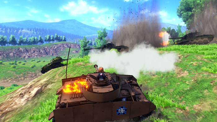 『ガールズ＆パンツァー ドリームタンクマッチ』PVより ©GIRLS und PANZER Projekt ©GIRLS und PANZER Film Projekt ©BANDAI NAMCO Entertainment Inc.
