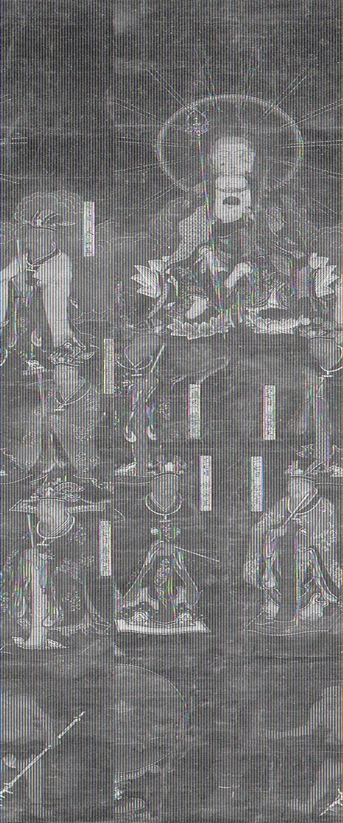 地蔵十王図　絹本着色　1幅 室町時代　龍谷ミュージアム蔵