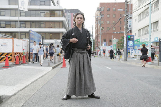 坂本龍馬に扮しただーよし。