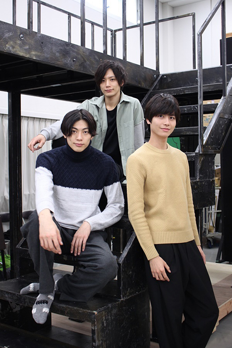 （左から）東啓介、久保田秀敏、多和田秀弥